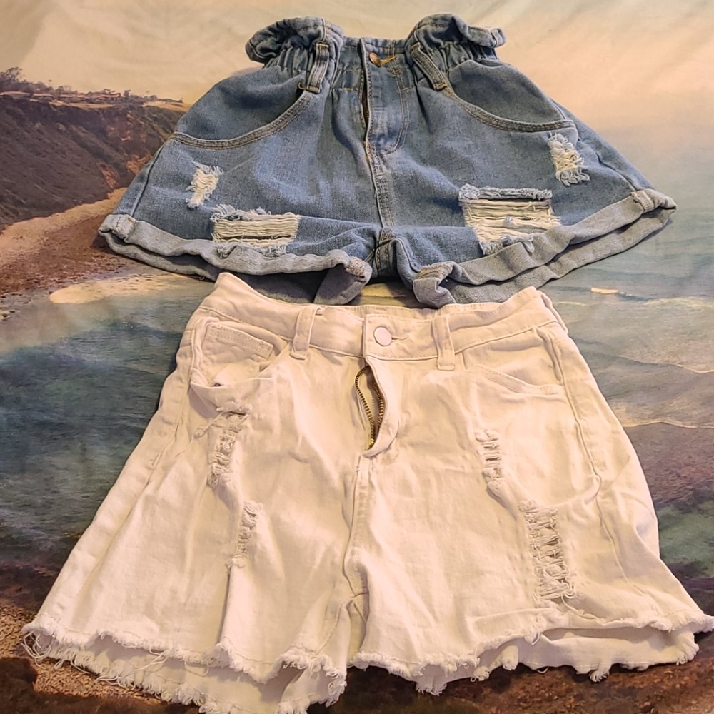 Shein Women's Jeans Shorts Size S Two Pairs